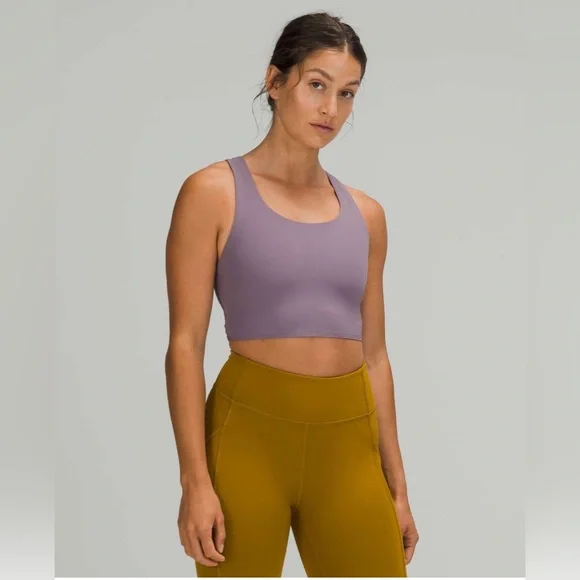 SIZE 6 Lululemon Stash It Bra *Medium Support, B/C Cup DUSKY LAVENDER